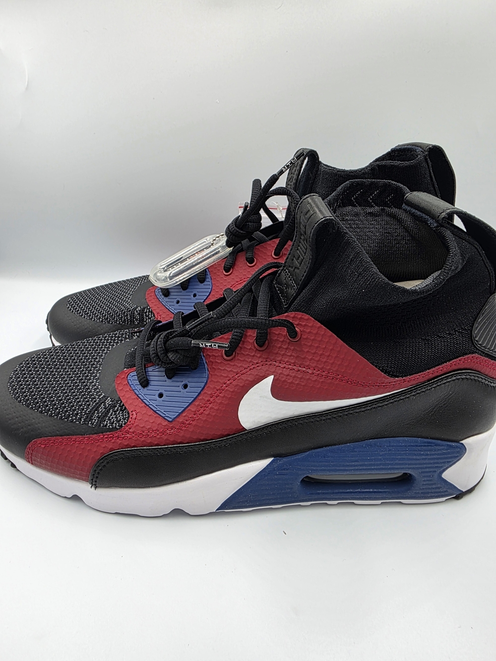 Nike Men’s Air Max 90 Ultra Superfly - Black/Burgundy/Blue